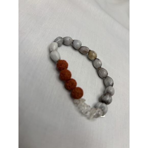 Unbranded Jewelry - Lava Bead And Shell Bracelet From Young living For Essential Oils